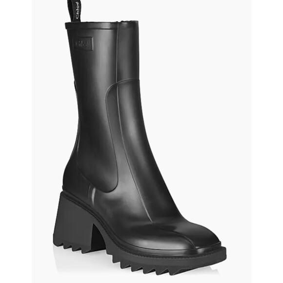 Chloé Betty Rubber Ankle Boots (Size 37) - Picture 3 of 15